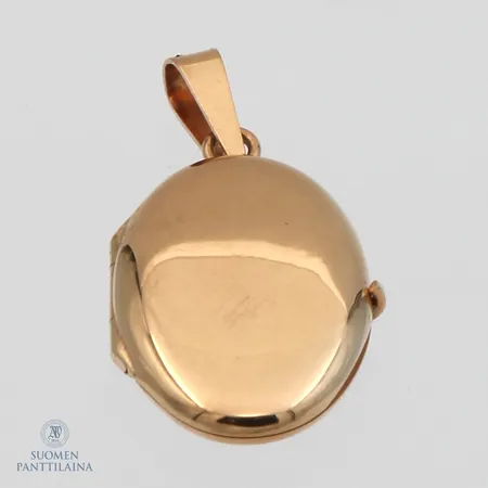 Medaljonki, korkeus 27mm, 585,  Paino: 1,9 g