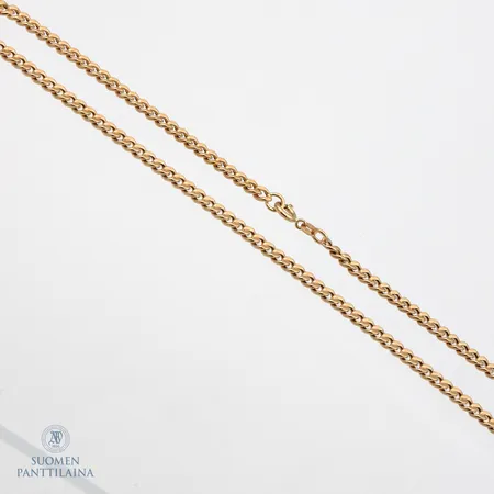Panssarikaulaketju, pituus 42cm, leveys 5mm, 585,  Paino: 10,4 g