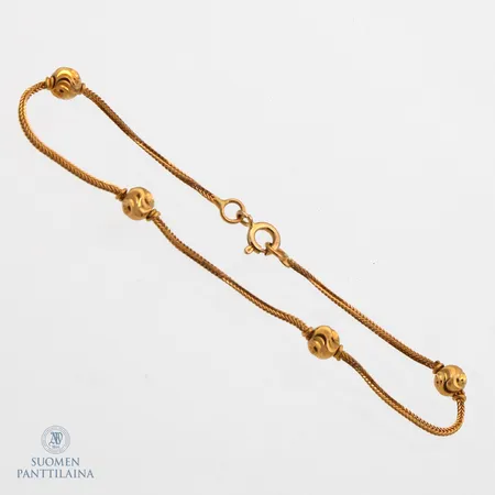 Rannekoru, pituus 180mm, leveys 1-5mm, 875,  Paino: 2,9 g