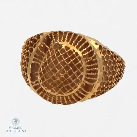 Viallinen sormus, koko 16½, 875,  Paino: 2,3 g