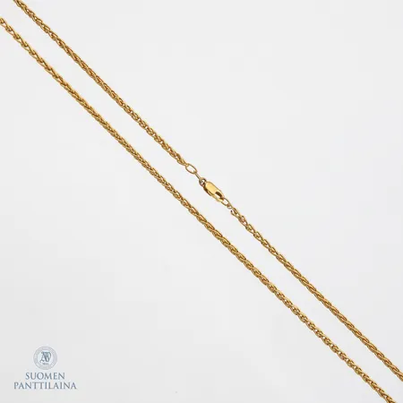 Kaulaketju, pituus 42cm, leveys 2mm, 585,  Paino: 3,5 g
