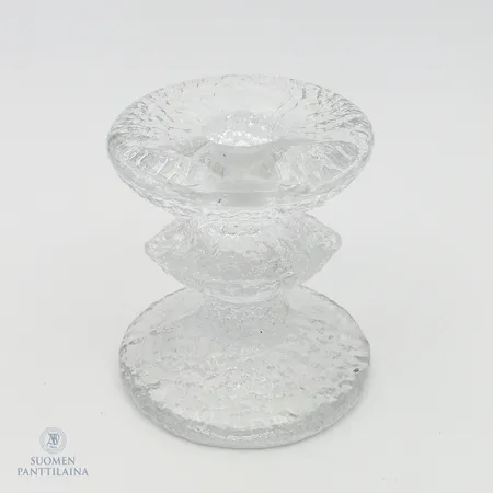 Kynttilänjalka, Festivo, Iittala, design Timo Sarpaneva, korkeus 80mm, signeerattu TS