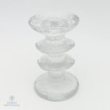 Kynttilänjalka, Festivo, Iittala, design Timo Sarpaneva, korkeus 125mm, signeerattu TS