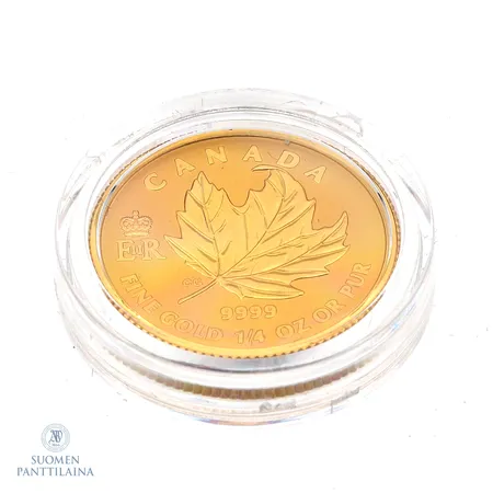 Kultaraha, nimellisarvo 10 dollaria, Elisabeth II, 2016, Canada, 999,   Paino: 7,8 g