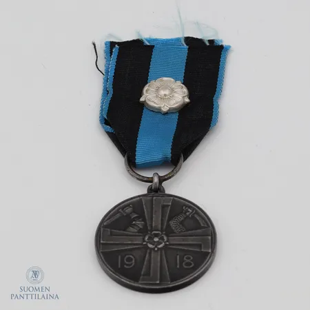 Vapaussodan mm 1918 ruusukkeella
