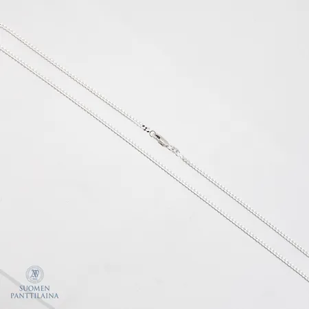 Panssarikaulaketju, pituus 50cm, leveys 3mm, 925,  Paino: 10 g