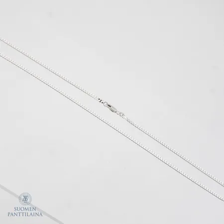Panssarikaulaketju, pituus 50cm, leveys 3mm, 925,  Paino: 9,8 g