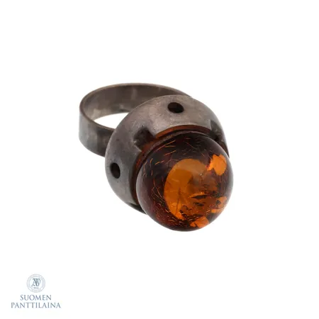 Kivisormus, koko 16½, kiven Ø 14mm, 813br,  Paino: 9,4 g