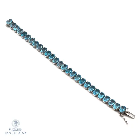 Kivirannekoru, pituus 185mm, leveys 8,3mm, 925br,  Paino: 22,2 g