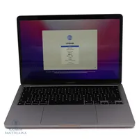 Kannettava tietokone Apple MacBook Pro 13, 256 Gt, malli A2338, ostettu 05/2022, 3-vuoden takuu, laatikko ja ostokuitti.