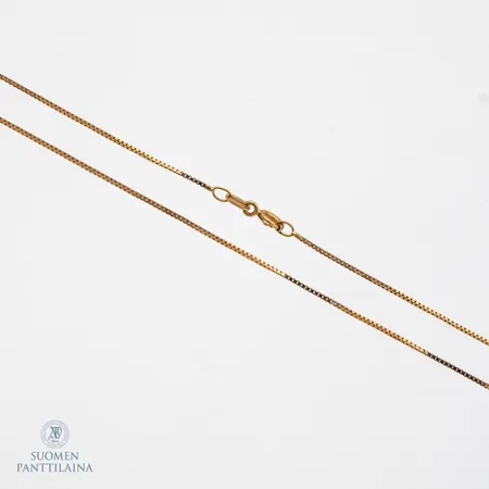 Venetsia-kaulaketju, pituus 41cm, leveys 1mm, 585,  Paino: 1,7 g