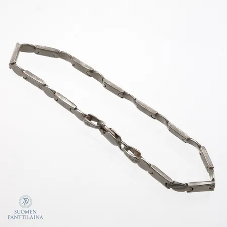 Ranneketju, pituus 190mm, leveys 4mm, 925,  Paino: 10 g