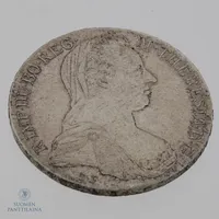 Hopearaha, nimellisarvo 1 taler, Maria Theresia, Itävalta, 1780, hopea,   Paino: 28 g