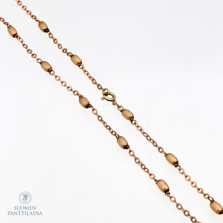Kaulaketju, pituus 47cm, leveys 2-4mm, 585, Paino: 8,1 g