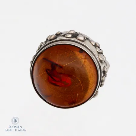 Kivisormus, koko 17½, leveys 3-21mm, E. Granit & Co, 916br, Paino: 10,8 g