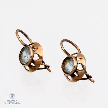 Kivikorvakorut, korkeus 17mm, 585br, Paino: 1,5 g