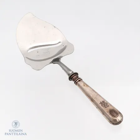 Juustohöylä, Musla, pituus 215mm, kaiverrettu, vuodelta 1932, 813br,  Paino: 78,3 g