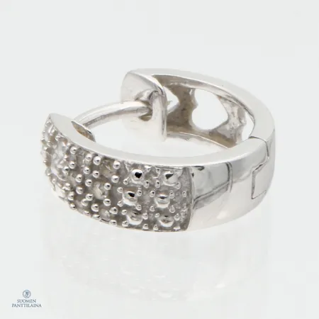 Timanttikorvakoru 6xn.0.005ct, korkeus 11mm, 585,  Paino: 1,3 g