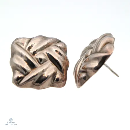 Korvakorut, korkeus 21mm, leveys 21mm, taustat puuttuu, 925,  Paino: 14,1 g