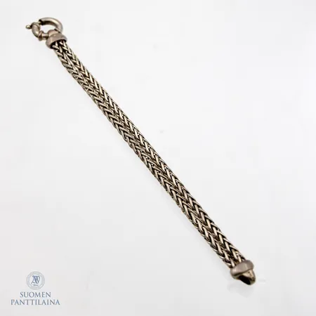 Ranneketju, pituus 180mm, leveys 7mm, 925,  Paino: 27,5 g