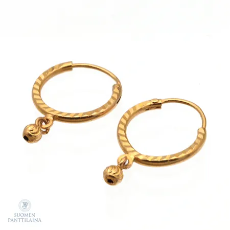 Korvakorut, korkeus 20mm, 875, Paino: 1,4 g