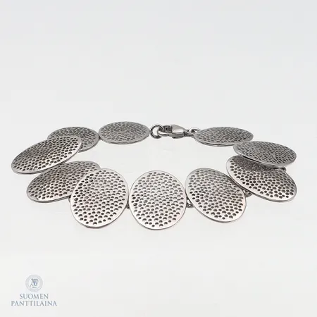 Ranneketju, leveys 24mm, pituus195mm, 925, Paino: 18,8 g