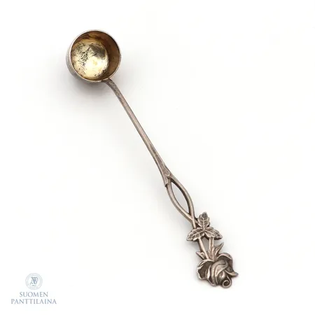 Mittalusikka, kaiverrettu, Ruusu, pituus 110mm, 813,  Paino: 10,5 g