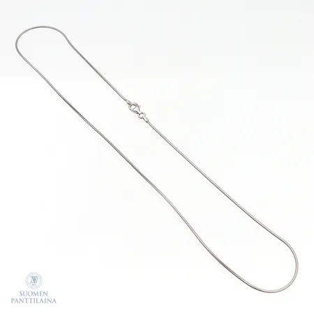 Käärmekaulaketju, pituus 45cm, 925,  Paino: 4,2 g