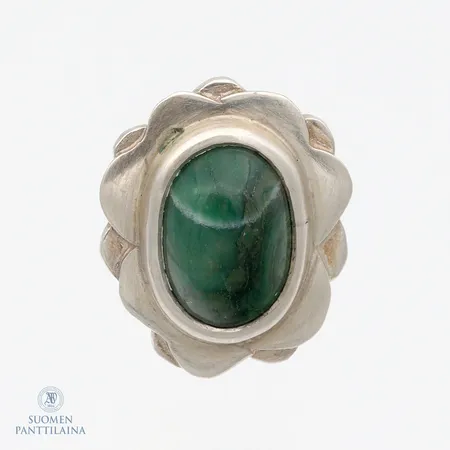 Kivisormus, koko 18¼, leveys 6-29mm, 925br, Paino: 14,1 g