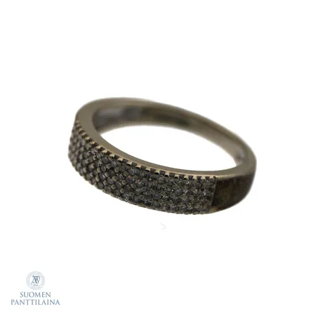 Timanttisormus 76xn.0.005ct, koko 16, 585br valko- ja keltakulta,  Paino: 2,4 g