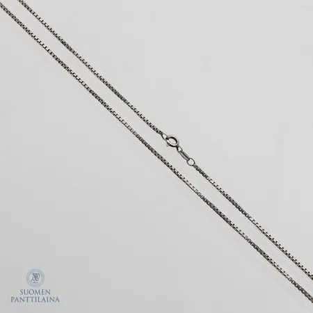 Venetsia-kaulaketju, pieniä käytön jälkiä, pituus 52cm, 925,  Paino: 6,1 g