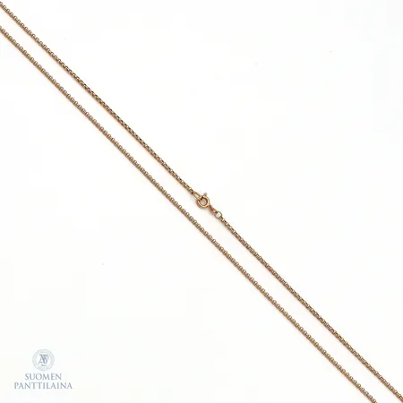 Papukaulaketju, pituus 60,5cm, 585,  Paino: 5,1 g