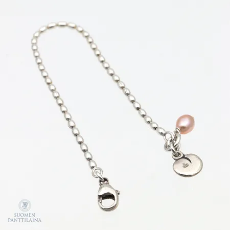 Rannekoru, Vanamo, Kalevala Koru, pituus 180mm, leveys 2-13mm, 925br,  Paino: 5 g