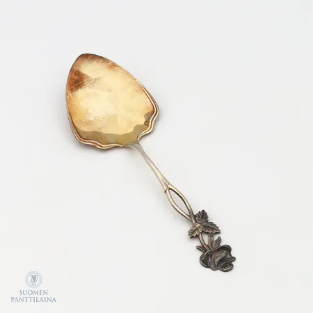 Leivoslapio, kaiverrettu, Ruusu, pituus 185mm, 813,  Paino: 27,8 g