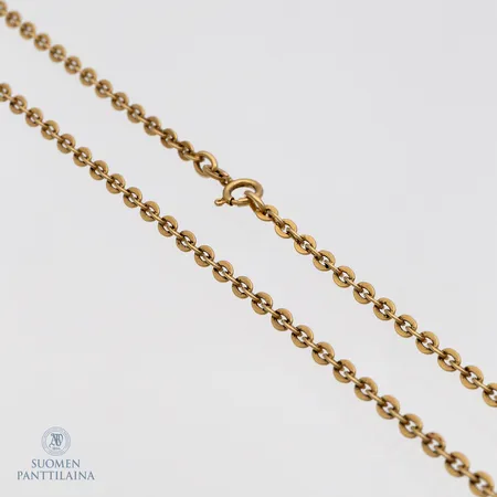 Ankkuri-kaulaketju, pituus 62cm, leveys 3mm, 750,  Paino: 14,4 g