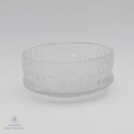 Yksi jälkiruokakulho Iittala, Paadar, design Tapio Wirkkala, korkeus 5cm, Ø 11cm