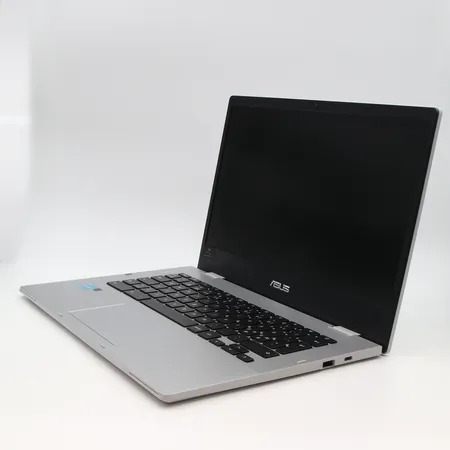 Kannettava tietokone Asus Chromebook CX1400CK 14", alkuperäinen laatikko, laturi ja kuitti Gigantti 6.6.2024, takuu voimassa 2 vuotta. 