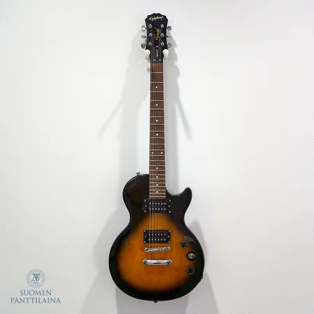 Sähkökitara, Epiphone Special II, Vintage Sunburst, normaaleja käytön jälkiä, pehmeä kantolaukku, vetoketju viallinen Ei lähetetä