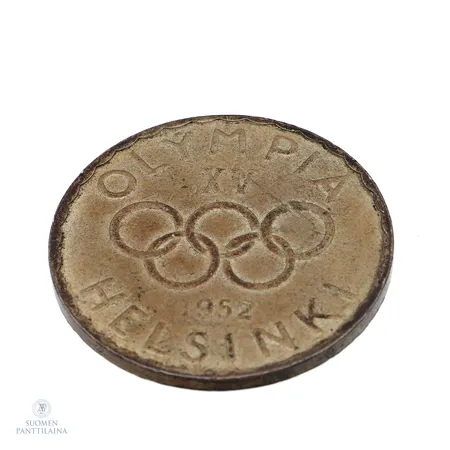 Olympiaraha Suomi, 500 markkaa, Olympia XV Helsinki 1952, 500, Paino: 12,2 g