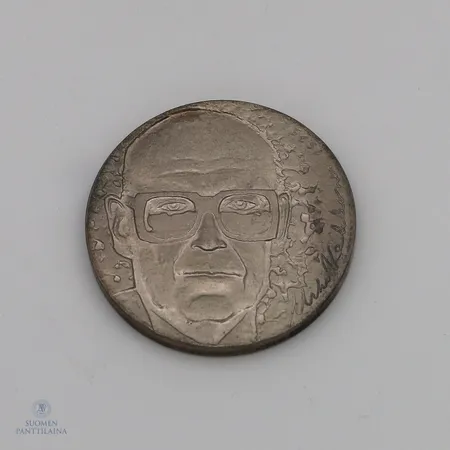 Juhlaraha, Urho Kekkonen 1975, nimellisarvo 10 mk, 500, Paino: 23,4 g