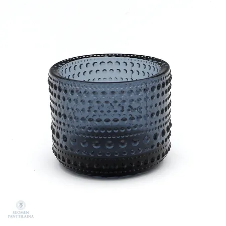 Tuikkulyhty Iittala, Kastehelmi, korkeus 64mm, sininen