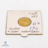 Kultaraha, Haiti 1973, 200 Haitin gourdea, 900,  Paino: 2,9 g