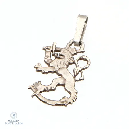 Leijonariipus, korkeus 19mm, 925,  Paino: 0,5 g