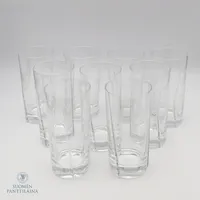 Yhdeksän juomalasia Iittala, Viva, design Tapio Wirkkala, 36cl Paino: 0 g