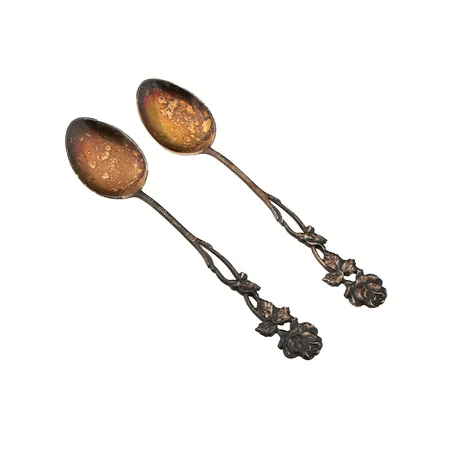 Kaksi kahviluskkaa, Ruusu, pituus 118mm, 813,  Paino: 19,8 g