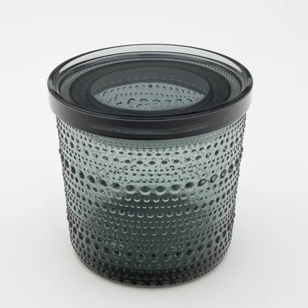 Purkki Iittala, Kastehelmi, 116x114mm, harmaa. 