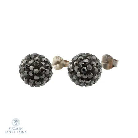 Kivikorvakorut, Ø 10mm, 925br,  Paino: 2,8 g