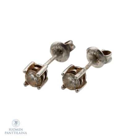 Kivikorvakorut, Ø 4mm, 925br,  Paino: 1,2 g