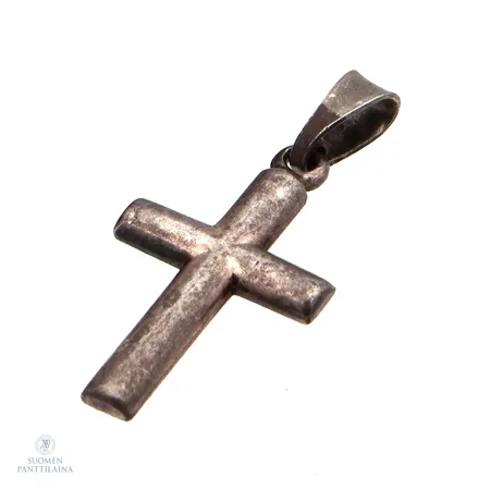 Risti-riipus, korkeus 24mm, 925,  Paino: 1,1 g