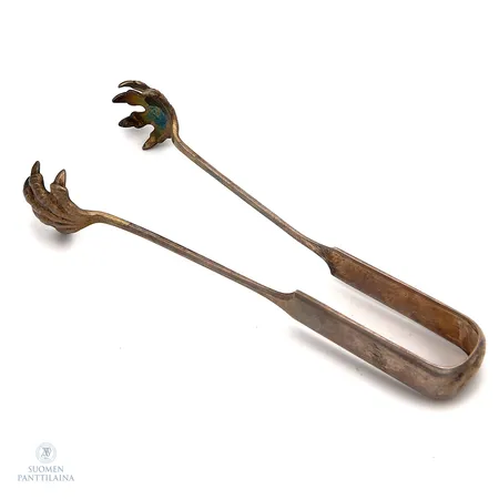 Sokeripihdit, kaiverrettu, pituus 132mm, 813h,  Paino: 30,6 g